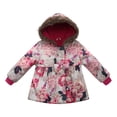 thumbnail image 1 of Richie House Little Girls Pink Cherry Blossom Paisley Coat 3, 1 of 2