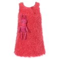 thumbnail image 1 of Richie House Little Girls Rose Padded Rabbit Toy Dress 4, 1 of 2