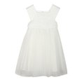thumbnail image 1 of Richie House Little Girls White Crochet Top Tulle Dress 3, 1 of 2