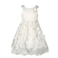 thumbnail image 1 of Richie House Little Girls White Fancy Embroidery Layered Dress 4, 1 of 2