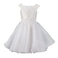 thumbnail image 1 of Richie House Little Girls White Lace Pearl Accents Party Dress 3, 1 of 2