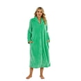 thumbnail image 1 of Richie House Long Zipper Robe For Womens Soft Premium Flannel Fleece Bathrobe RHW2856, 1 of 5