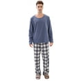 thumbnail image 1 of Richie House Men's Soft & Warm Lightweight Fleece Pajama Set RHM2857, 1 of 7