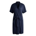 thumbnail image 1 of Richie House Short Kimono Robe Women's Sleeve Cotton Bathrobe Party Dressing Gown Sleepwear RHW2753-6-S, 1 of 3