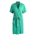 thumbnail image 1 of Richie House Short Kimono Robe Women's Sleeve Cotton Bathrobe Party Dressing Gown Sleepwear RHW2753-Z-XL, 1 of 3