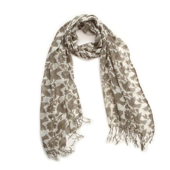 Richie House Women's Blue Doves Scarf RH0753