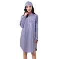 thumbnail image 1 of Richie House Women's Cotton Night Shirt RHW2829-A-S, 1 of 7