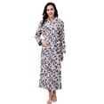 thumbnail image 1 of Richie House Women's Cotton Sleepwear Pajama Bathrobe RHW2737-B-L, 1 of 7