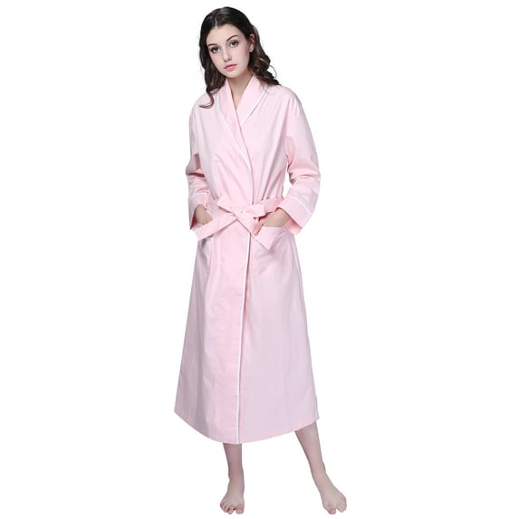 Richie House Women's Cotton Sleepwear Pajama Bathrobe RHW2737