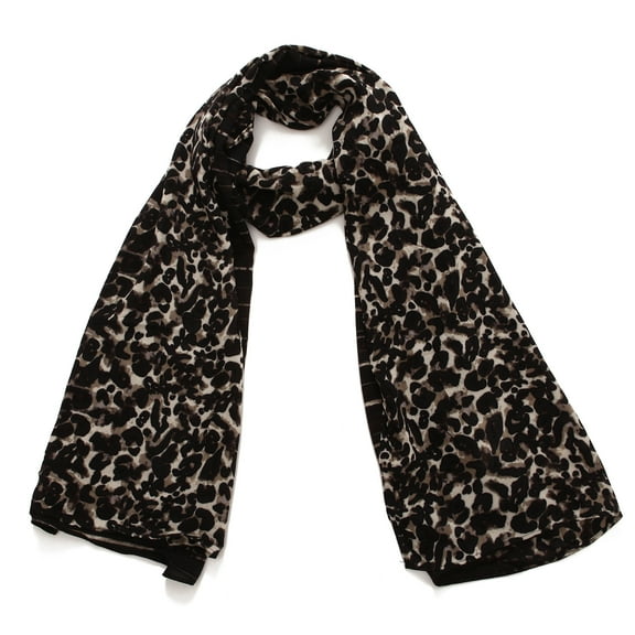 Richie House Women's Dark Animal Print Scarf RH0747