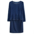 thumbnail image 1 of Richie House Women's Elegant Dress with Lace Top RH1305, 1 of 7