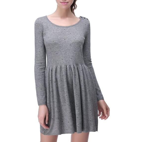 Richie House Women's Elegant Sweater Dress RH2061-L