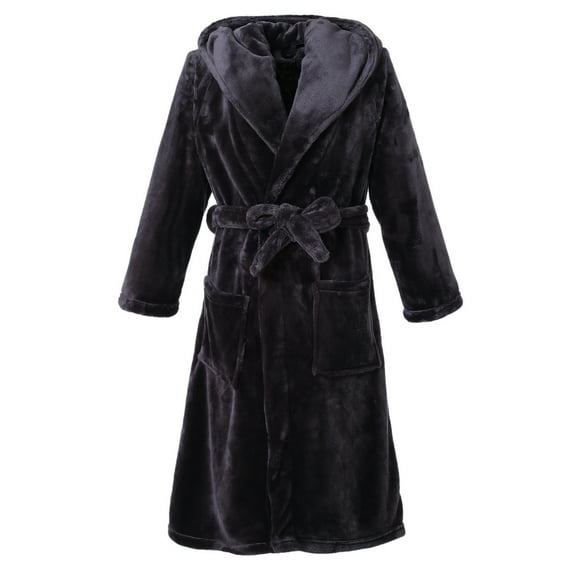 Richie House Women's Fleece Robe with Hood RHW2233