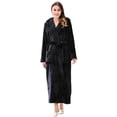 thumbnail image 1 of Richie House Women's Fleece Robe with Hood RHWN2233, 1 of 6