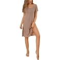 thumbnail image 1 of Richie House Women's Knit Dress Pajama Size S-XL RHW2923-A-L, 1 of 7
