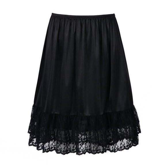 Richie House Women's Light Skirt with Lace RHW2810