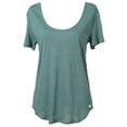 thumbnail image 1 of Richie House Women's Linen T-shirt with a Pocket RH2029-C-S, 1 of 7