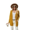 thumbnail image 1 of Richie House Women's Open Front Cardigan Long Sleeve Sweater with Pockets XS-XL ARH2063-A-L, 1 of 5