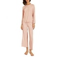 thumbnail image 1 of Richie House Women’s Pajama Set Soft Short & Long Sleeve Top with Pants Pjs Sets RHW2912-A-S, 1 of 7