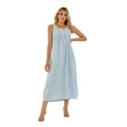thumbnail image 1 of Richie House Women's SLeeveless Knit Cotton Housedress Duster Sundress Nightgown Pajama RHW4056, 1 of 5