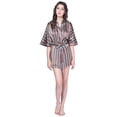thumbnail image 1 of Richie House Women's Satin Print Bathrobe RHW2722, 1 of 2