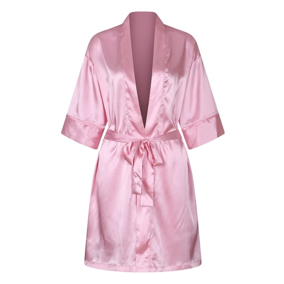 Richie House Women's Satin Robe Nightwear Sleepwear RHW2700