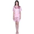 thumbnail image 1 of Richie House Women's Satin Sleepwear Set with Shorts RHW2739, 1 of 2