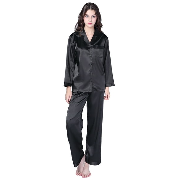 Richie House Women's Satin Two-piece Sleepwear Set RHW2742