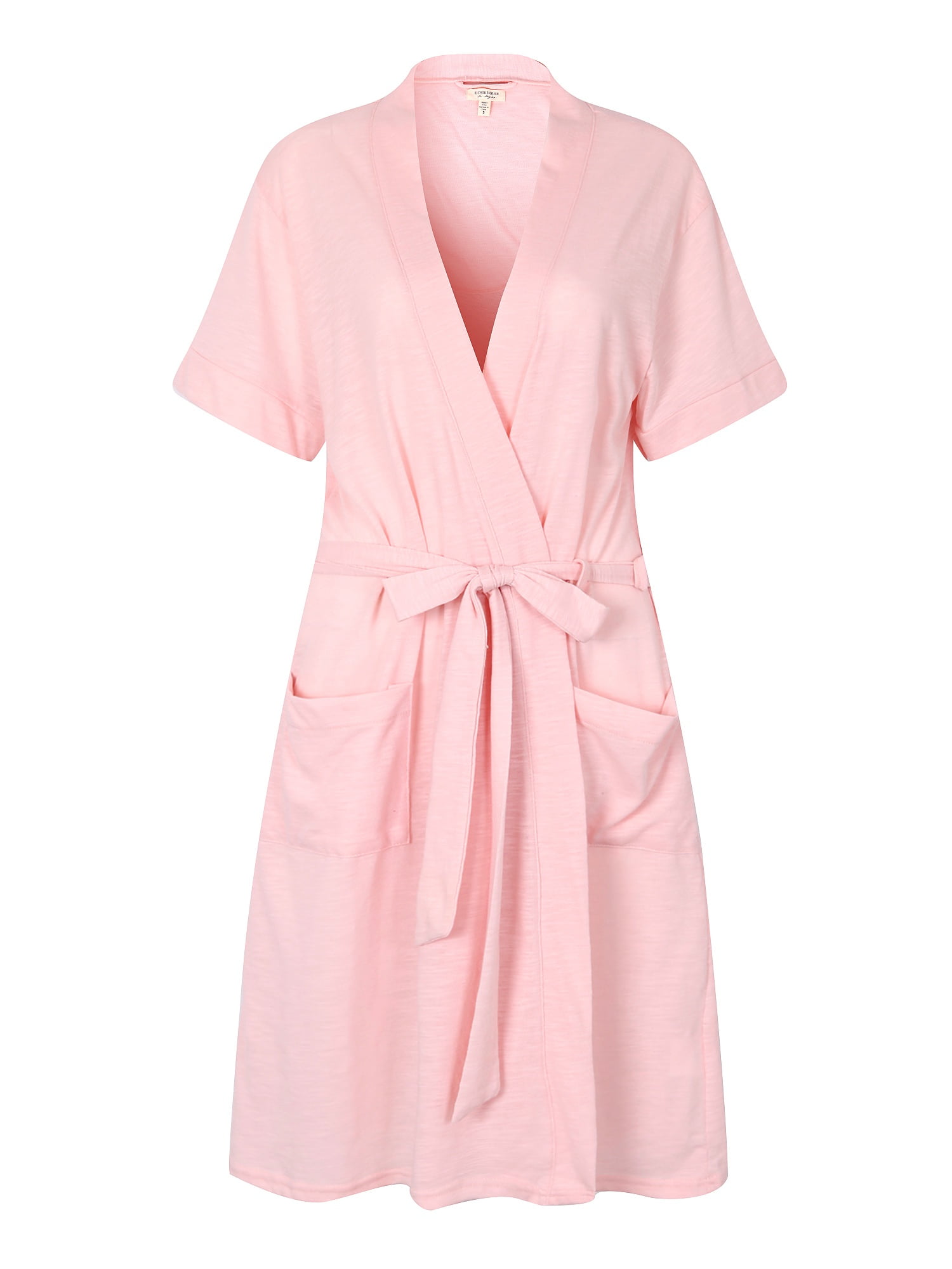Women's Short Sleeve Cotton Bathrobe Robe RHW2753-F-M
