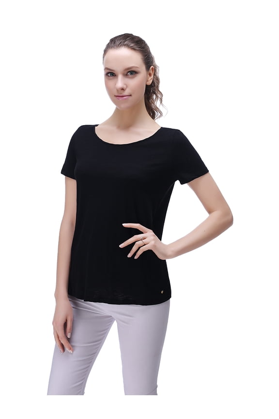 Women's Solid cotton bamboo blouse RH2028-A-L