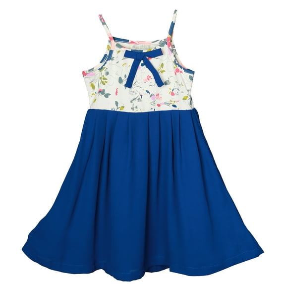 Richie House Women's Spring Dress with Chiffon Skirt and Floral Top RH0563