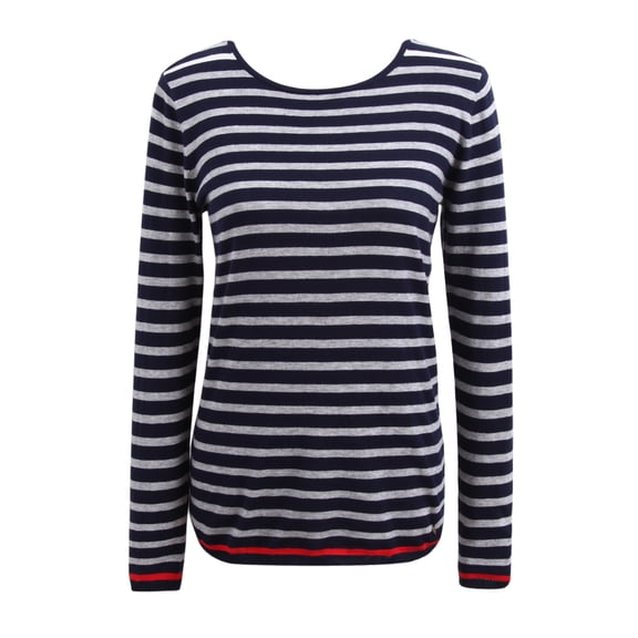 Richie House Women's Striped Pullover Sweater RH2051-M