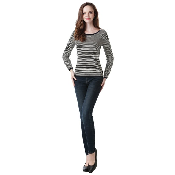 Richie House Women's Striped Pullover Sweater RH2056-L