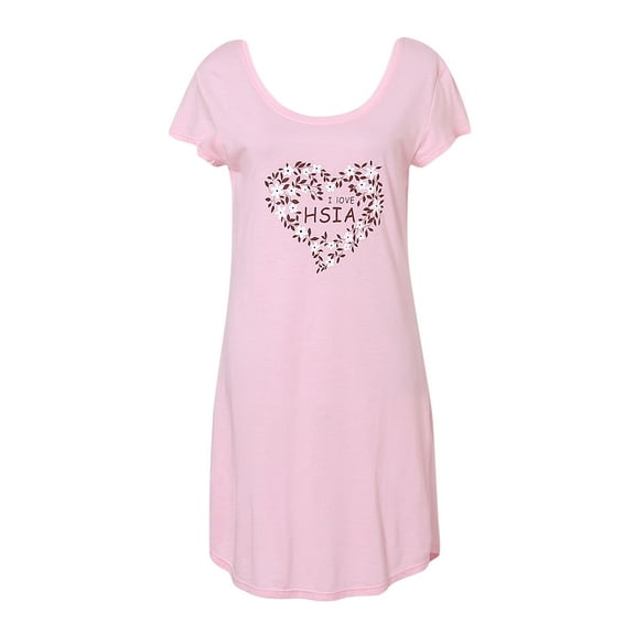 Richie House Women's Summer Cotton Knit Pajama Dress RHW2403