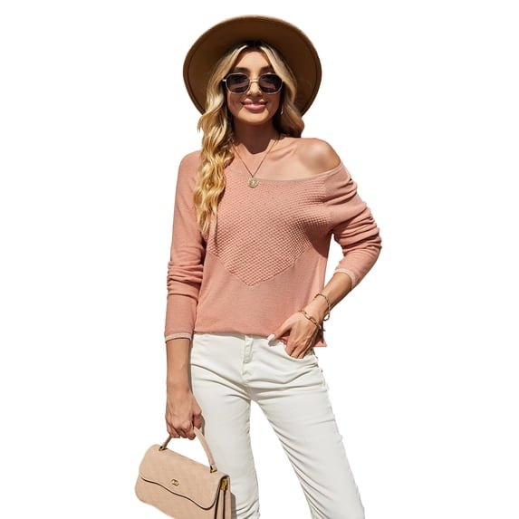 Richie House Women's Sweater Lightweight Crewneck Long Sleeve Pullover XS-XL ARH2044-A-M