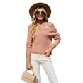 thumbnail image 1 of Richie House Women's Sweater Lightweight Crewneck Long Sleeve Pullover XS-XL ARH2044-A-XL, 1 of 4