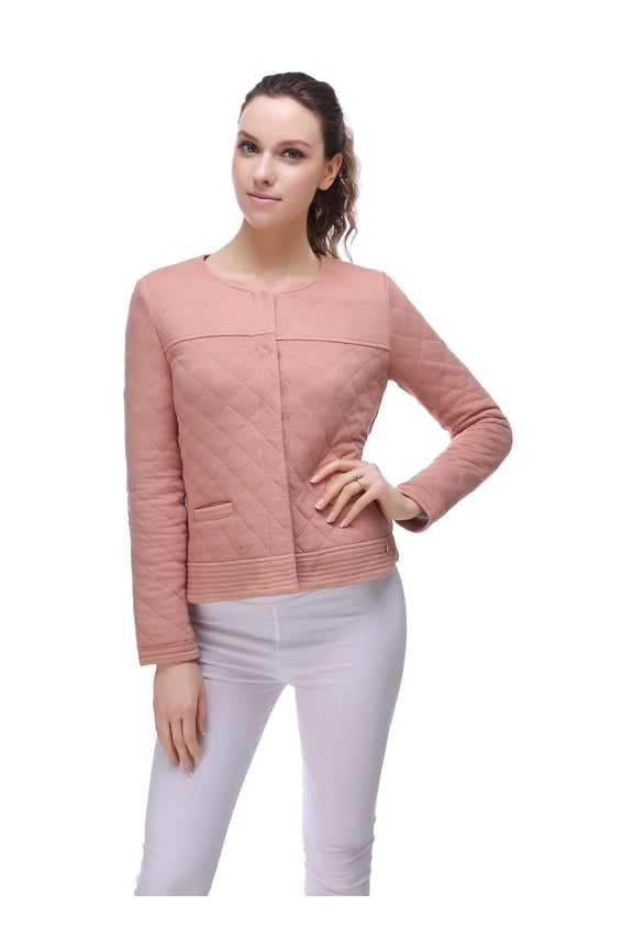 Women's Thin Solid Quilted Jacket Rh2020-a-s-fba