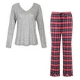 thumbnail image 1 of Richie House Women's Two-piece Pajama Set with Pants, 1 of 7