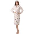 thumbnail image 1 of Richie House Women's Warm Fleece Bathrobe Robe RHW2318, 1 of 2
