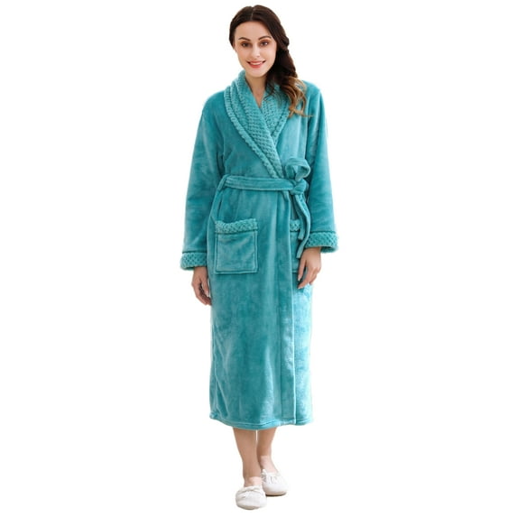 Richie House Women's long sleeve robe RH1591