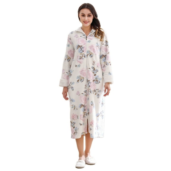Richie House Women's long sleeve robe RHW2856