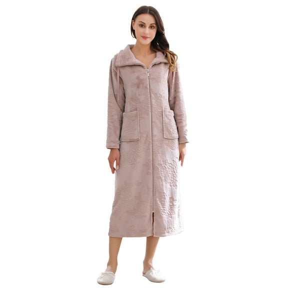 Richie House Women's long sleeve robe RHW2883