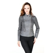 Richie House Womens' Short Jacket with Irregular Fly RHW2522