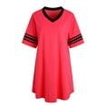 thumbnail image 1 of Richie House Womens Sleepwear Short Sleeve Nightgowns Sleepshirt Loose Nightshirt Loungewear RHW2929-B-S, 1 of 3