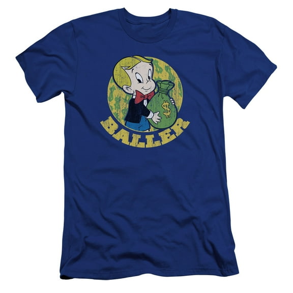 Richie Rich - Baller - Premium Slim Fit Short Sleeve Shirt - Small