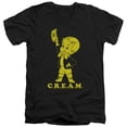 thumbnail image 1 of Richie Rich/Cream S/S Adult V-Neck T-Shirt 30/1 T-Shirt Black, 1 of 1
