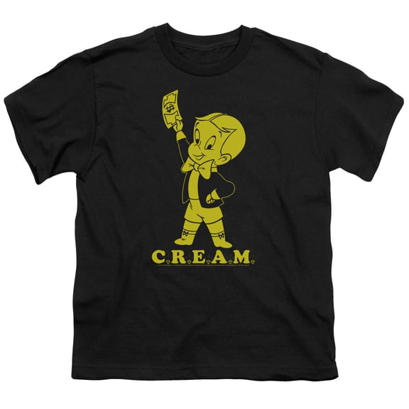 Richie Rich - Cream - Youth Short Sleeve Shirt - X-Large