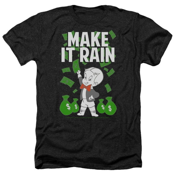Richie Rich - Make It Rain - Heather Short Sleeve Shirt - Medium
