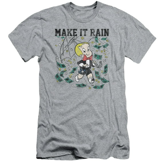 Richie Rich/Make It Rain S/S Adult 30/1 T-Shirt Athletic Heather