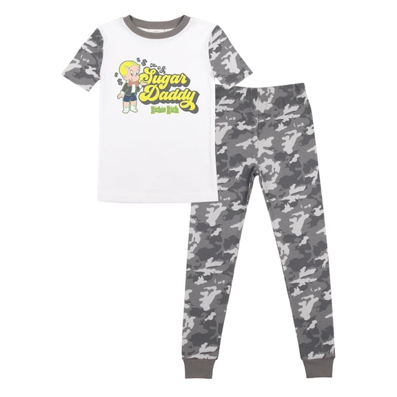 Richie Rich World’s Richest Boy Youth Boy 2-Piece Pajama Set-6